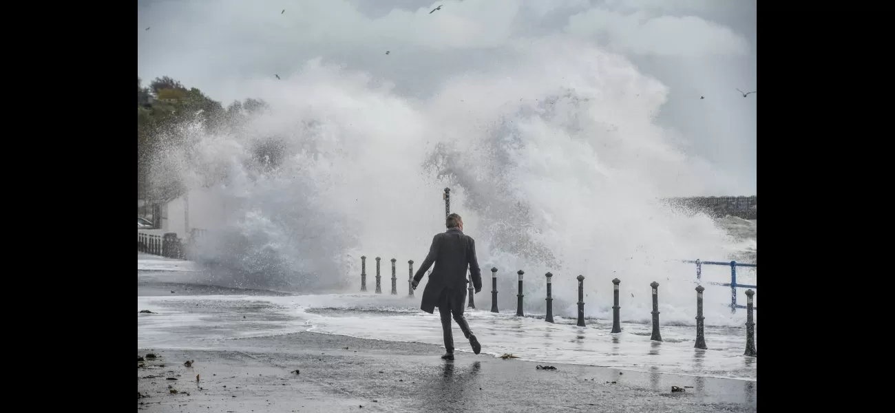 The UK has been warned of strong winds up to 70mph with a yellow weather warning in effect.