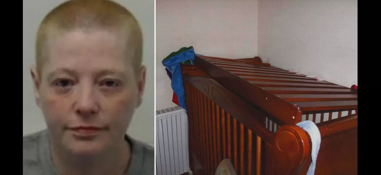 A woman who imprisoned a 2-year-old in a cage was found dead.