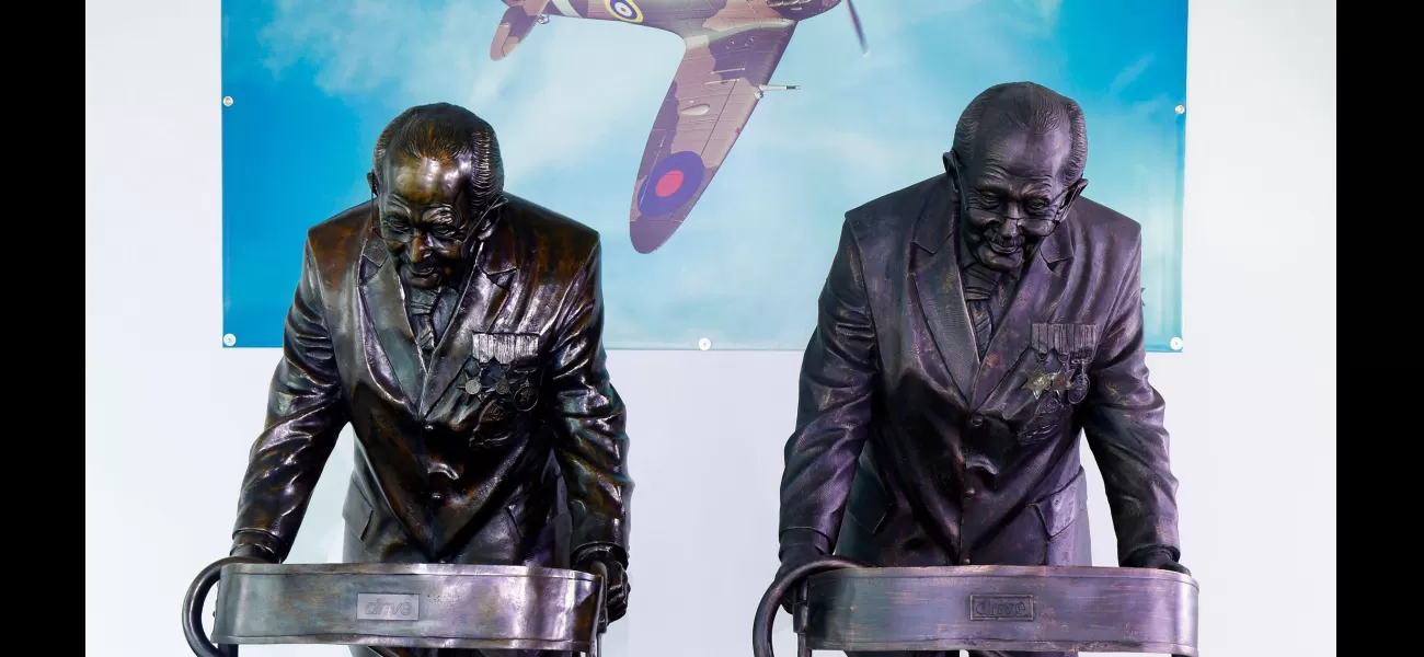 Two new statues of Captain Tom, the 99-year-old war veteran who raised millions for charity, are up for auction on eBay, one with a starting bid of 99p.