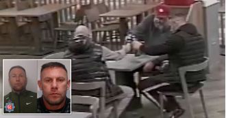 Suspect arrested with drugs worth £300 million curses at police, recognizing his guilt.