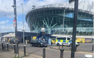 Man fatally stabbed near Premier League stadium.