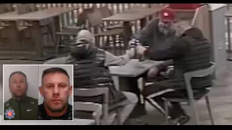 Suspect arrested with drugs worth £300 million curses at police, recognizing his guilt.