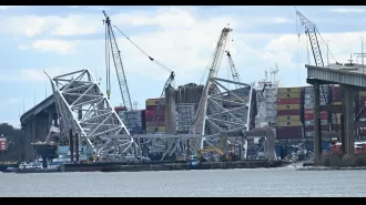 Third victim found after collapse of Baltimore bridge, bringing total number of deaths to three.