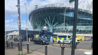 Man fatally stabbed near Premier League stadium.