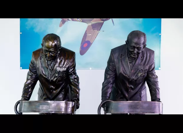 Two new statues of Captain Tom, the 99-year-old war veteran who raised millions for charity, are up for auction on eBay, one with a starting bid of 99p.