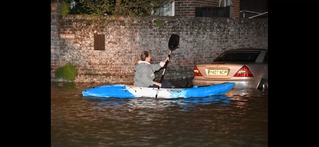 Today's UK flood map highlights flood-prone regions.