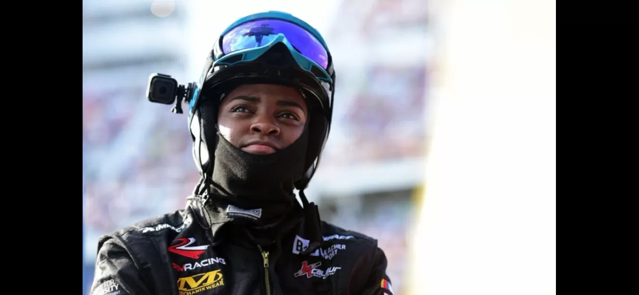 NASCAR's first Black woman in the pit crew praises organization's efforts towards diversity.