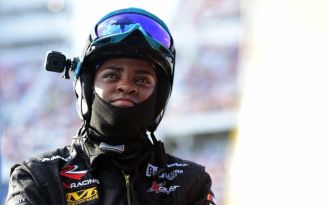 NASCAR's first Black woman in the pit crew praises organization's efforts towards diversity.