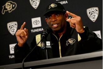 Deion Sanders scolds team for disrespecting professor in classroom.
