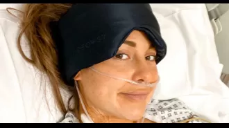Louise Thompson opens up about her health struggles and shares how her stoma bag has been a lifesaver.