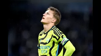 Odegaard says Arsenal faced difficult matches this season.