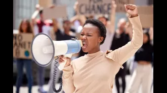 Black students at Washington University hold protests following a racist incident.