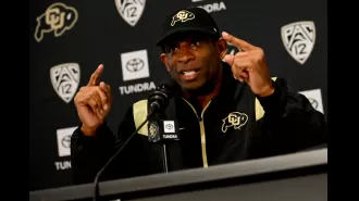 Deion Sanders scolds team for disrespecting professor in classroom.