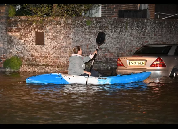Today's UK flood map highlights flood-prone regions.