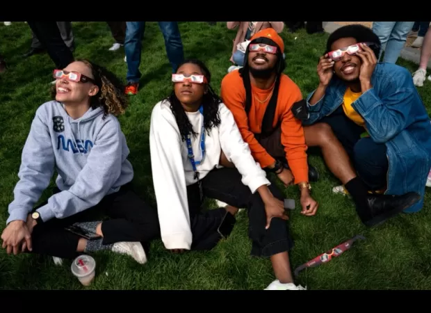 America was captivated by a 4.5 minute solar eclipse, bringing people together to watch the sky.