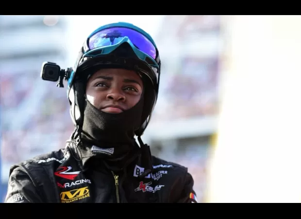 NASCAR's first Black woman in the pit crew praises organization's efforts towards diversity.