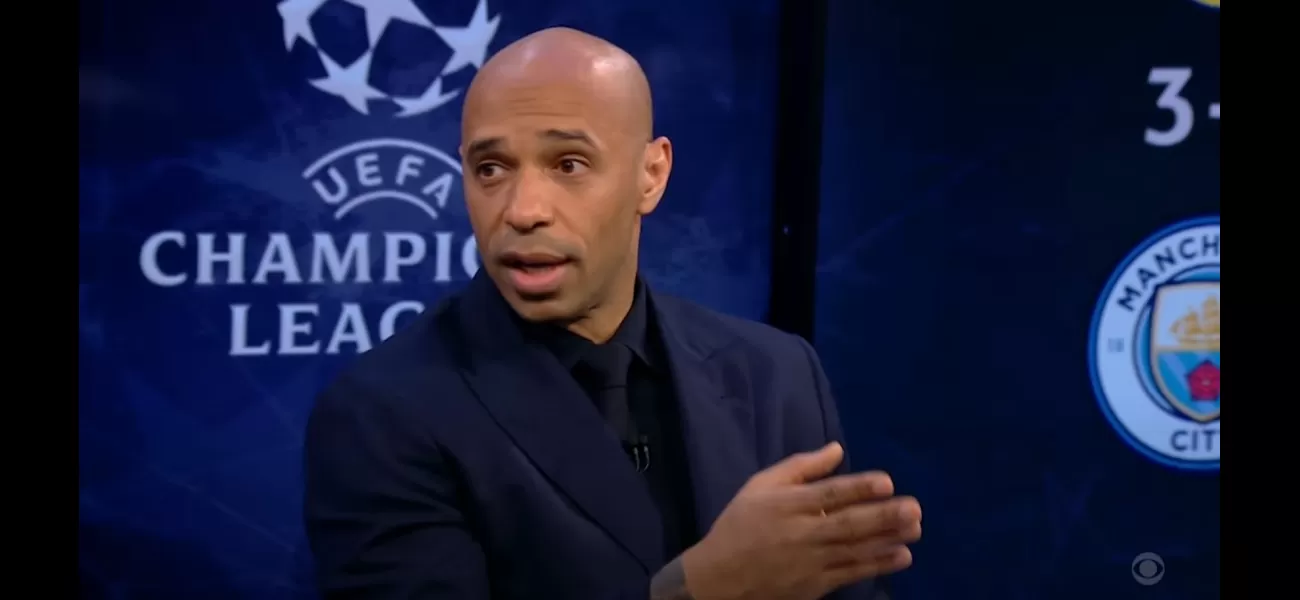 Henry criticizes Rice for error in Arsenal vs Bayern game.