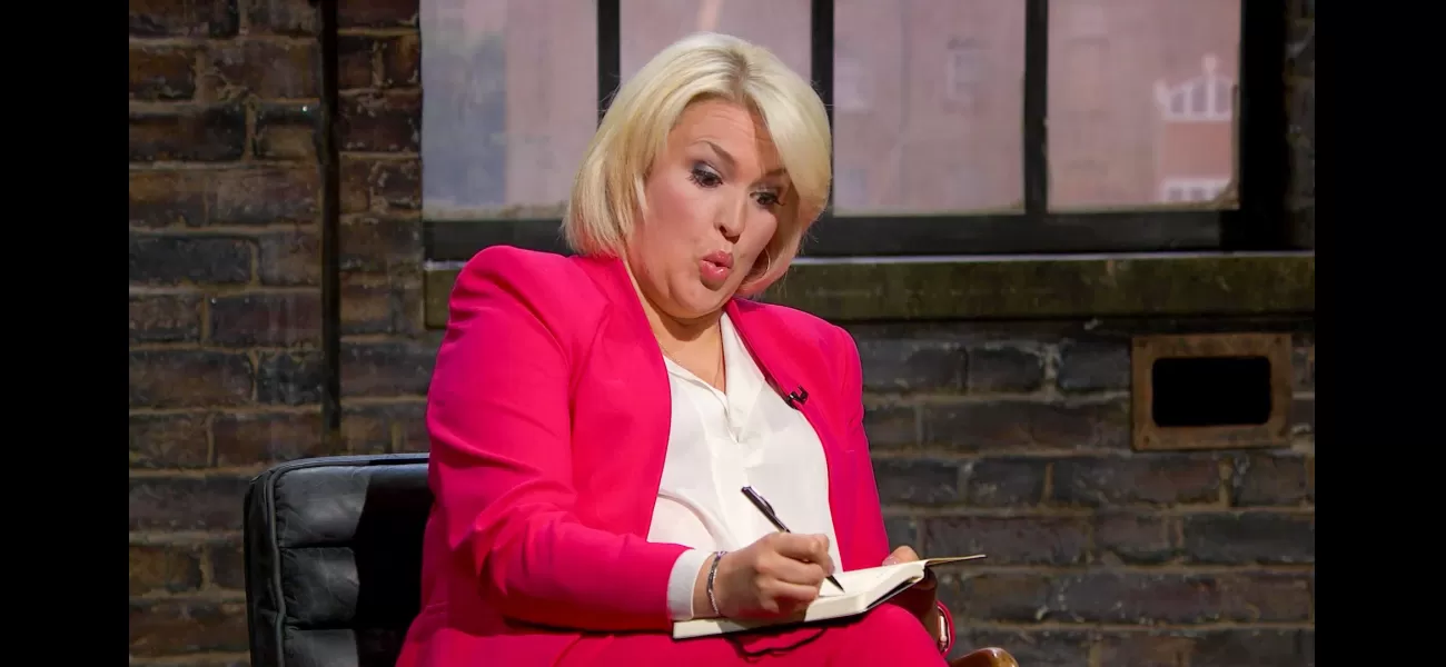 TV personality from Dragons' Den confesses to difficult past few years due to £1 million business loss.