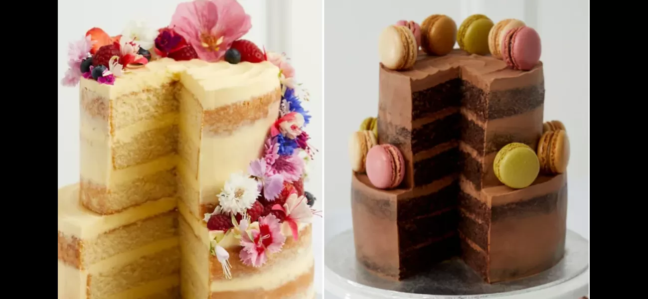UK supermarket offers beautiful wedding cakes for under £50.