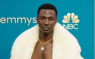 Comedian Jerrod Carmichael faces criticism for making a controversial joke about slavery while with his white partner.