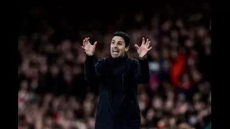 Andy Cole accuses Mikel Arteta of disrespecting an Arsenal player.