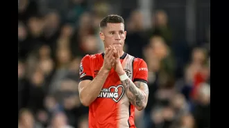 Ross Barkley, a midfielder for Luton, addresses rumors of a potential transfer to Manchester United.