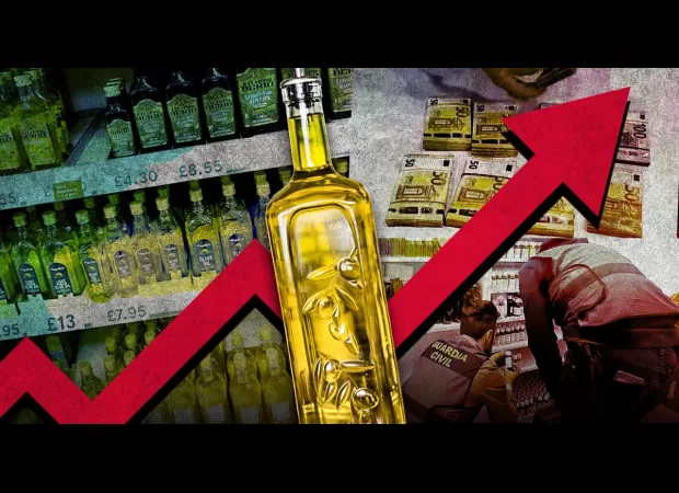 Criminal gangs are profiting from inflated olive oil costs.