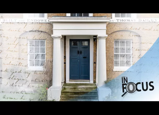 London's blue doors conceal an asylum from the 1800s, adding to their air of mystery.