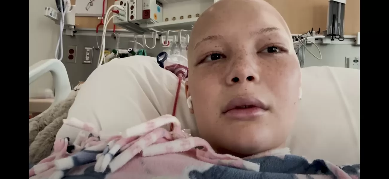 Nineteen-year-old daughter of TV star devastated by cancer relapse, breaks down in tears.