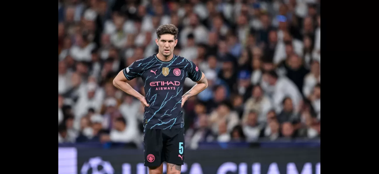 Guardiola shares Stones' condition before City's match against Real Madrid.