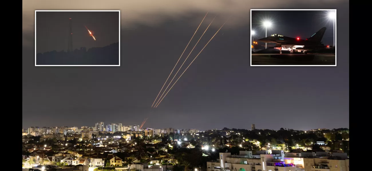 Israeli warplanes take down Iranian drones in response to potential upcoming attack on Israel.