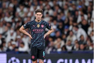 Guardiola shares Stones' condition before City's match against Real Madrid.