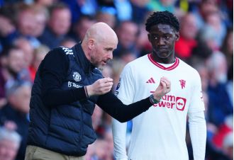 Jamie Redknapp cautions Kobbie Mainoo following Manchester United's tie against Bournemouth.