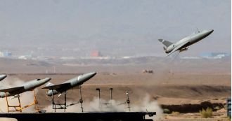 Iran retaliates against Israel with record-breaking drone attack, launching more than 100 drones.