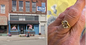 Bakery owner lost £3,200 ring, now asks customers to look for it in cookies.