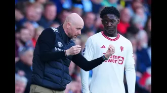 Jamie Redknapp cautions Kobbie Mainoo following Manchester United's tie against Bournemouth.
