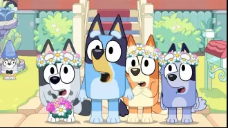 When will the longer Bluey episode The Sign be shown? How can it be watched in the UK?