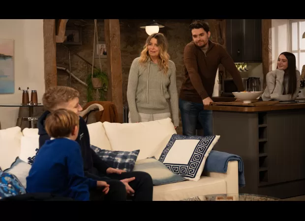 Charity Dingle begs for help from her family and friends on Emmerdale.
