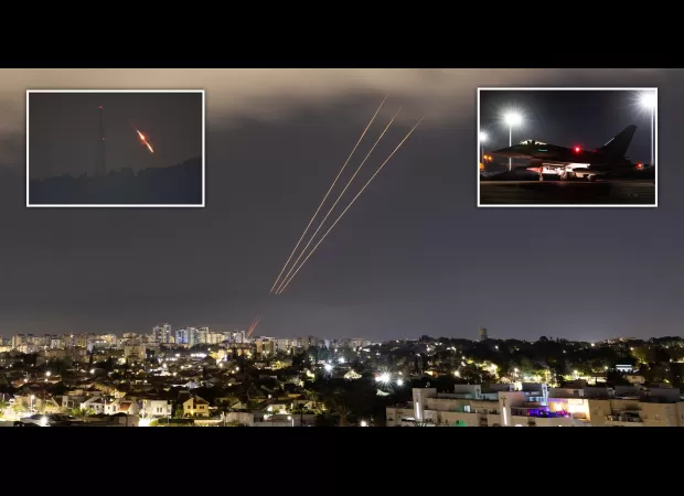 Israeli warplanes take down Iranian drones in response to potential upcoming attack on Israel.