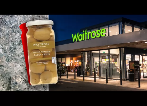 Waitrose brings back olives suspected of having glass fragments in them for safety concerns.
