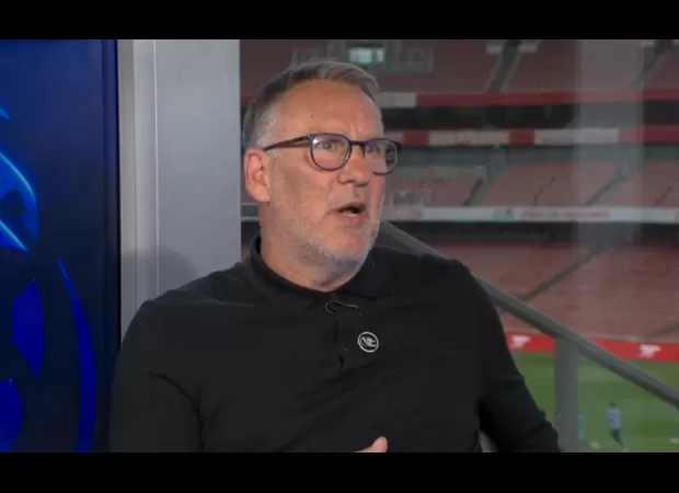 Merson criticizes Arsenal player for avoiding physical play in loss to Aston Villa.