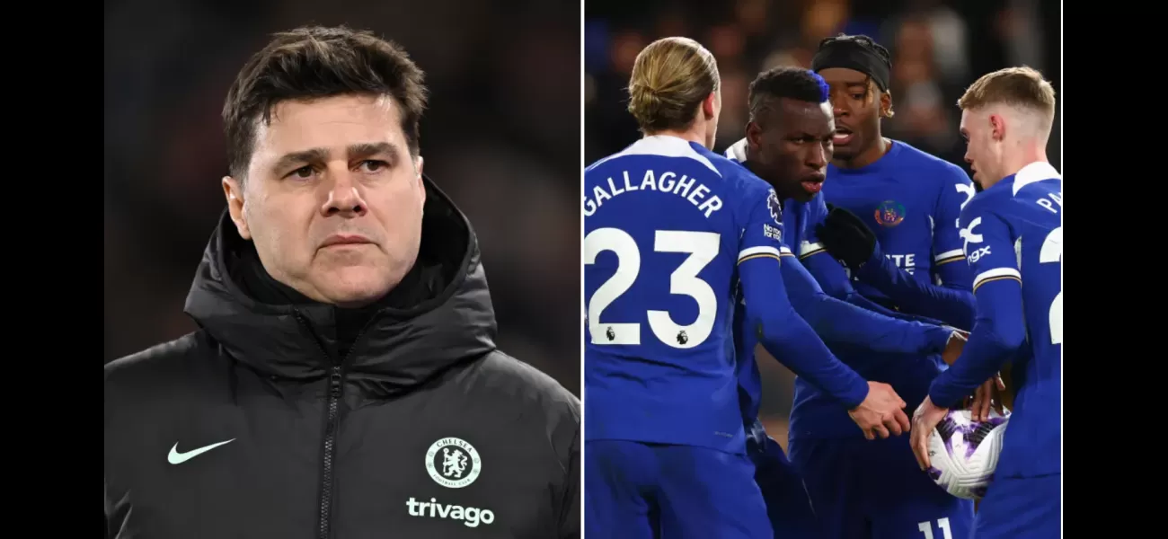 Pochettino is angry as Chelsea players fight over penalty against Everton, saying their behavior is unacceptable.