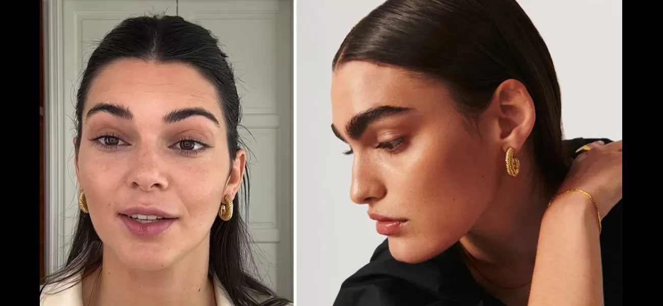 Kendall Jenner rocks earrings worth £115, a brand favored by Kate Middleton.