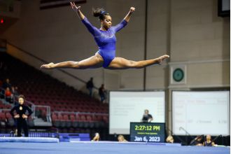 Morgan Price from Fisk University makes history as the first HBCU gymnast to become a national champion.
