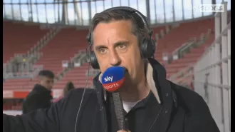 Neville doubts Arteta's tactics and gives low odds of Arsenal winning title after loss to Aston Villa.