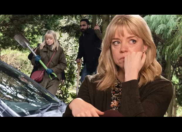 Toyah from Coronation Street is angry when the baby she gave birth to after being raped is discovered as stillborn.