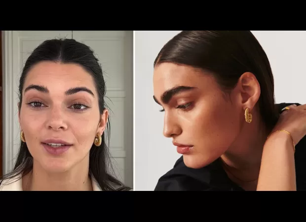 Kendall Jenner rocks earrings worth £115, a brand favored by Kate Middleton.
