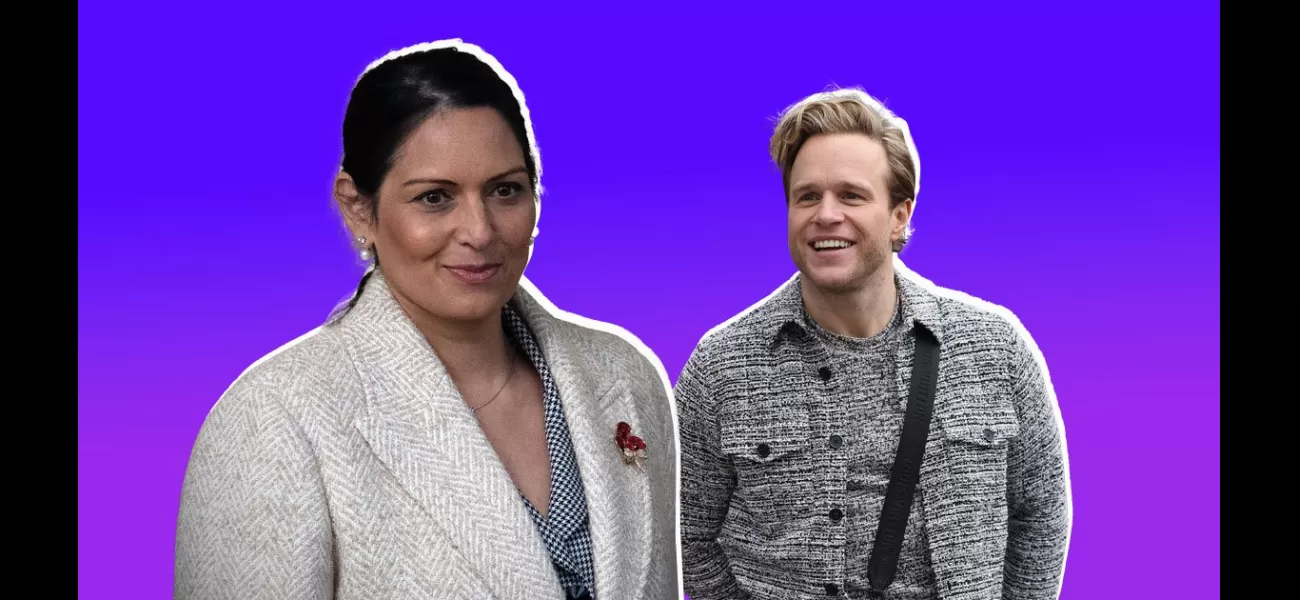 Priti Patel criticized for odd and embarrassing social media post about Olly Murs' new baby.