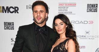 Soccer player Kyle Walker overjoyed as his wife Annie Kilner delivers their fourth baby.