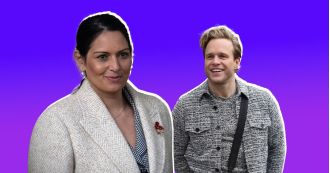Priti Patel criticized for odd and embarrassing social media post about Olly Murs' new baby.